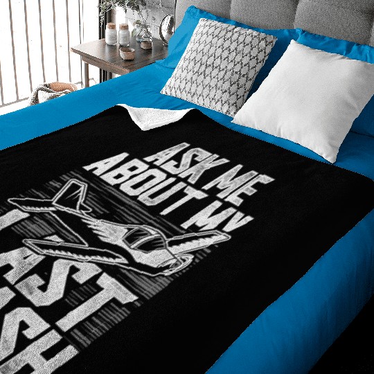 RC Plane Pilot Ask Me About My Last Crash Baby Blankets