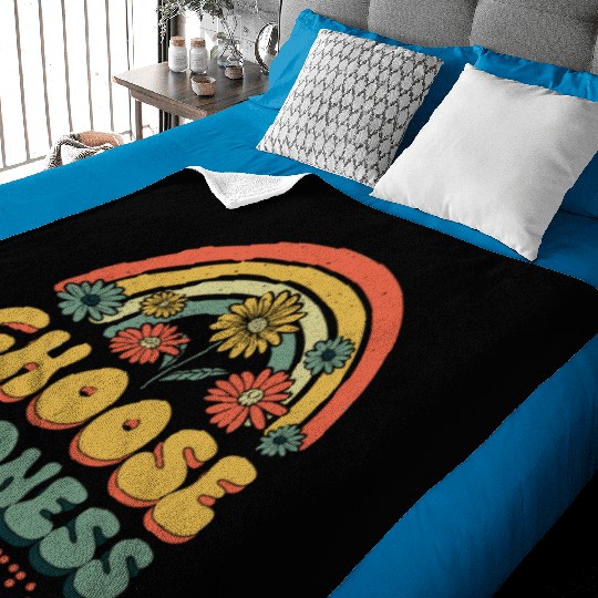 Choose Kindness Braille Alphabet Braille Language Baby Blankets