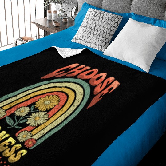 Choose Kindness Braille Alphabet Braille Retro Baby Blankets