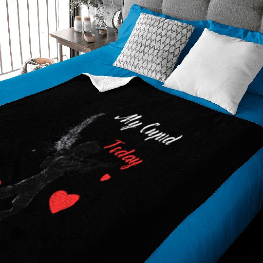 Angel of love, my cupid today. Baby Blankets