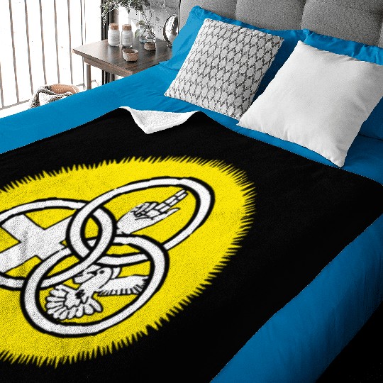 God Trinity Sunday Father Son Holy Spirit Baby Blankets