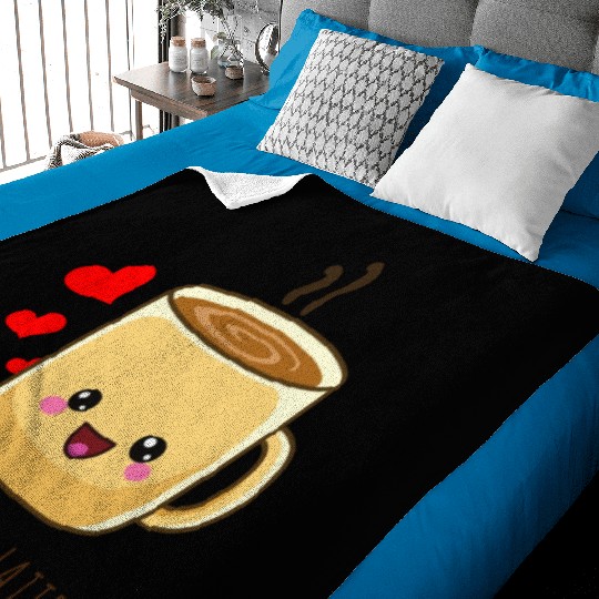 i love you a latte Baby Blankets