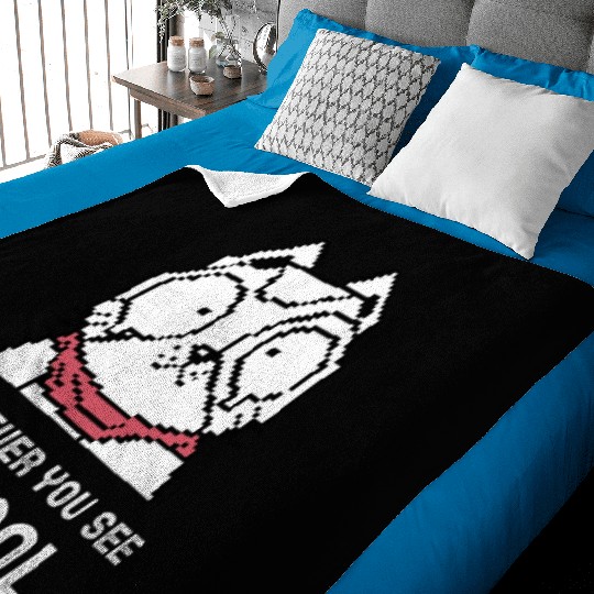 Cool Whatever You See Bee Cool Surprised Terrified Baby Blankets