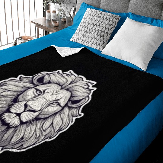 the lion Baby Blankets
