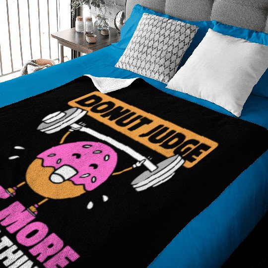 Fitness Donut Donut Gym Baby Blankets