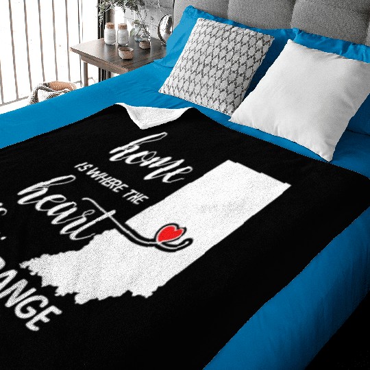 Lagrange County Indiana Is Where My Heart Is Cool Baby Blankets