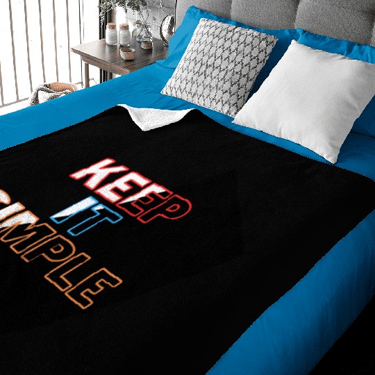 Minimalist Mastery: Keep It Simple Apparel Baby Blankets