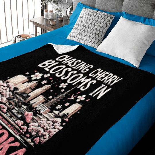 Fukuoka Japan Country Travel Vacation Japanese Baby Blankets