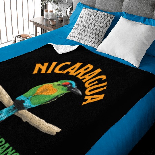 Nicaragua Guardabarranco National Bird Countries Baby Blankets