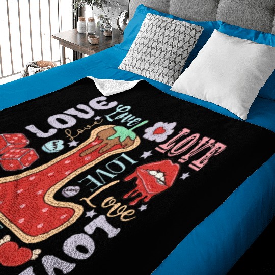 Valentine's Day Love Baby Blankets