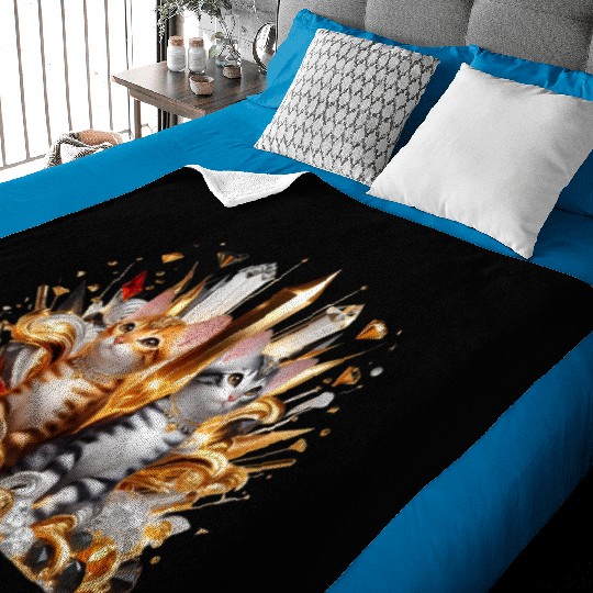 Bengal Kittens Beautiful Asian Cat Baby Blankets