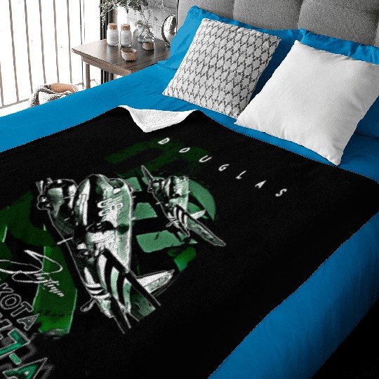 Douglas AKA C-47 Dakota Skytrain Military Version Baby Blankets