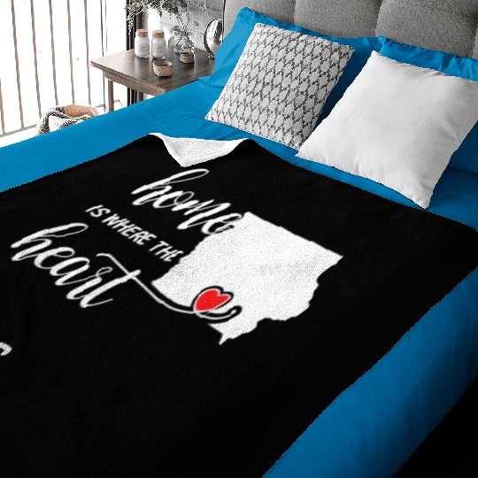 Lucas County Iowa Is Where My Heart Is Gift Baby Blankets