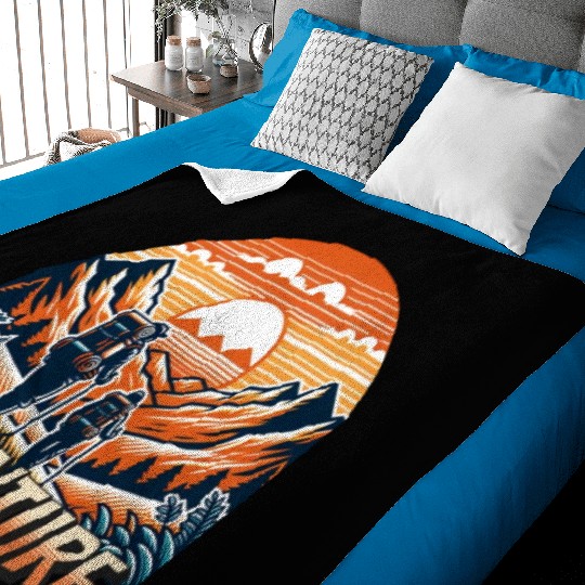 Hiking Outdoor Camping Adventure Baby Blankets