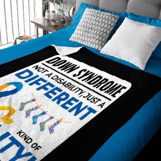 Down Syndrome Awareness Different Ability Baby Blankets