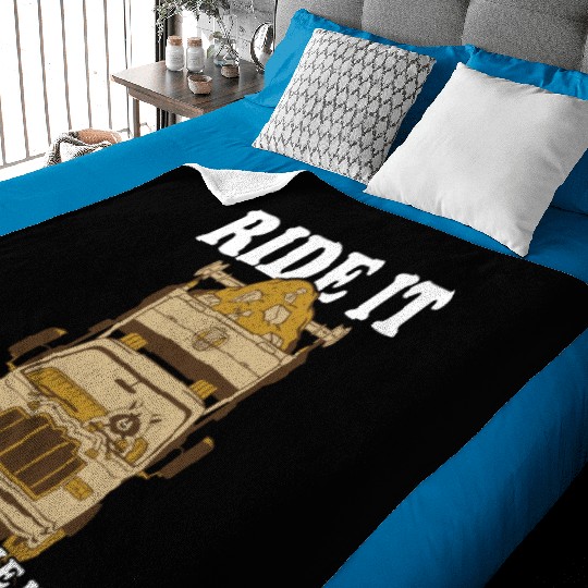 Funny Raccoons Trash Panda Racoon Lovers Baby Blankets