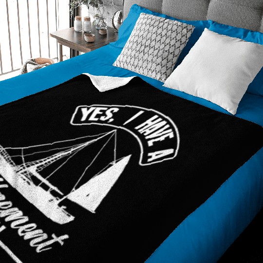 Sailor Sailing Pension Pensioner Retirement Plan Baby Blankets