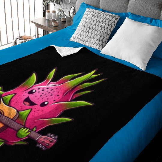 Dragon Fruit Jam: Playing the Guitar Baby Blankets