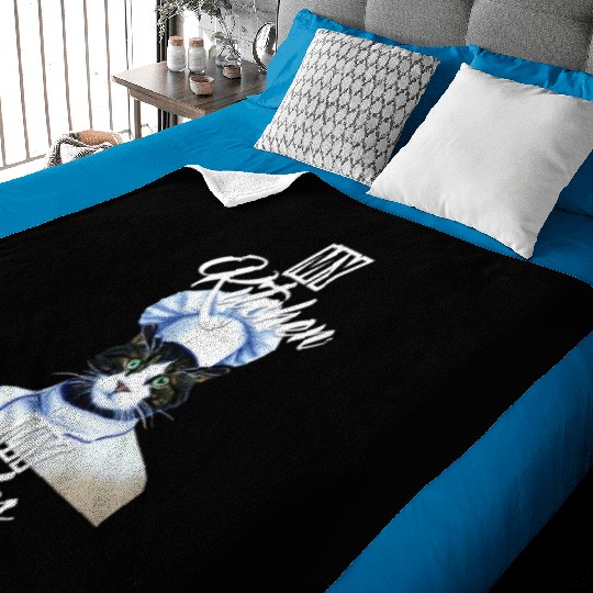 cat chef Baby Blankets
