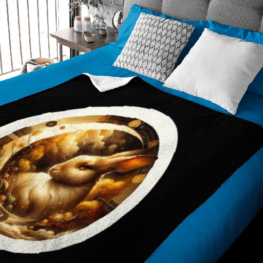 ISFJ Earth Rabbit: Serene Vigiliance Baby Blankets