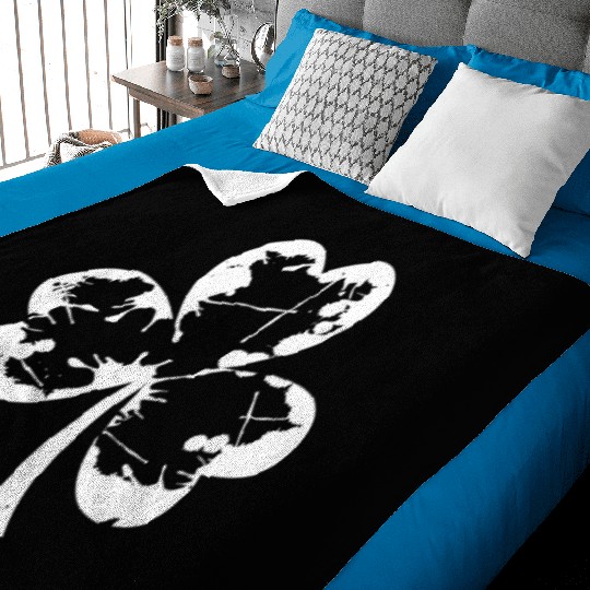 Irish shamrock - Saint Patricks Day Baby Blankets