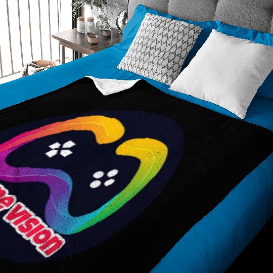 Game Vision Official YouTube Channel Logo Baby Blankets