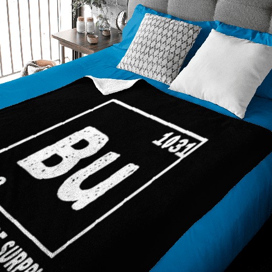 Funny Bu Element of Surprise Baby Blankets