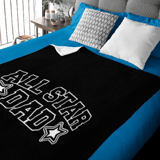 All Star Dad - Gift for Father´s Day Baby Blankets