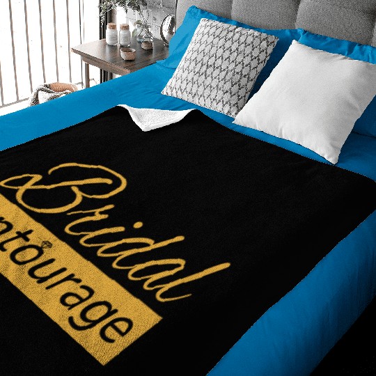 Gold Bridal Baby Blankets Baby Blankets, Bridal Party Baby Blankets, Gear