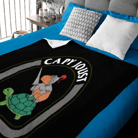 Capybara Baby Blankets, Capy Joust Baby Blankets, Gift For Joust