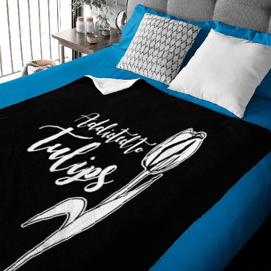 Tulips Tulip Flower Flowers Garden Baby Blankets