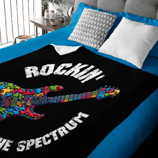 Rockin the spectrum Baby Blankets