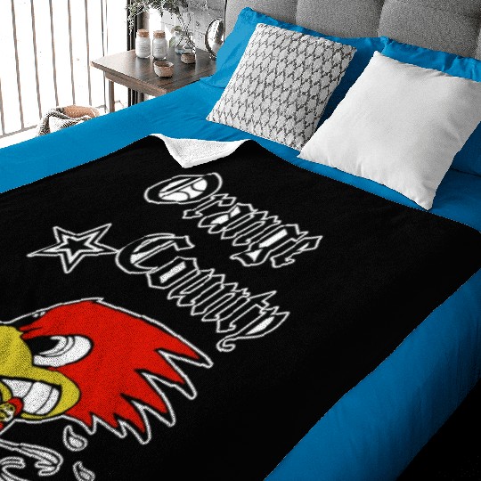 Punk Duck Free Man Baby Blankets