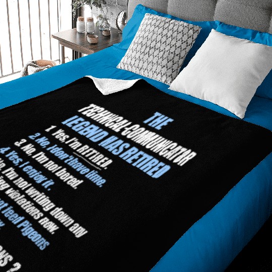 Retirement gift idea Retired Baby Blankets