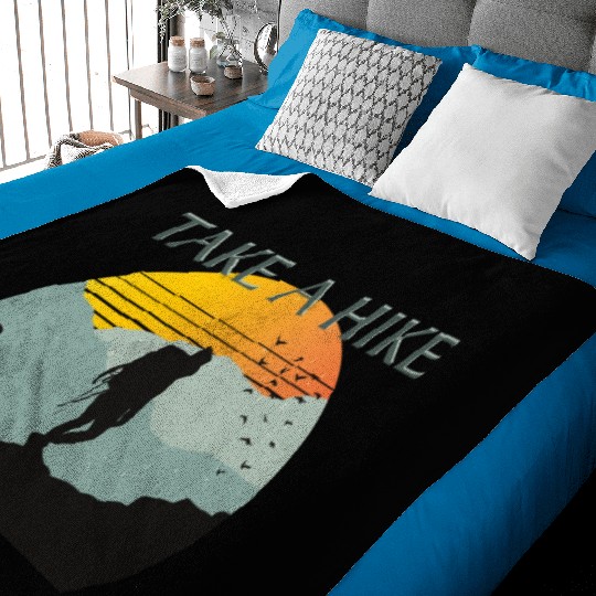 TAKE A HIKE Baby Blankets