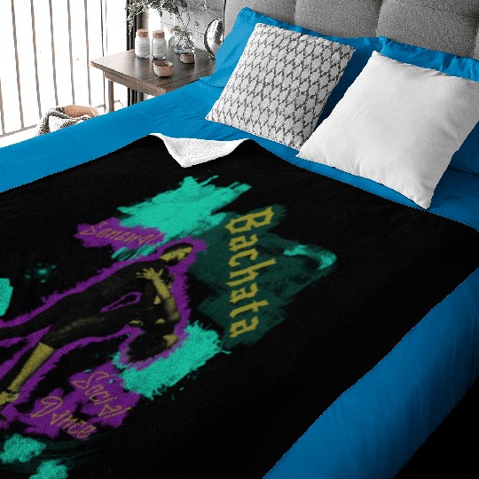 Bachata Street Style Sensual Dance For Festivals Baby Blankets