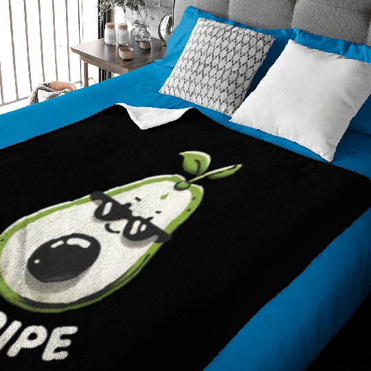Stay Ripe Avocado Baby Blankets