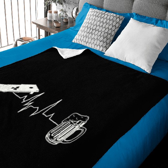 Cornhole Lawn Game Baby Blankets