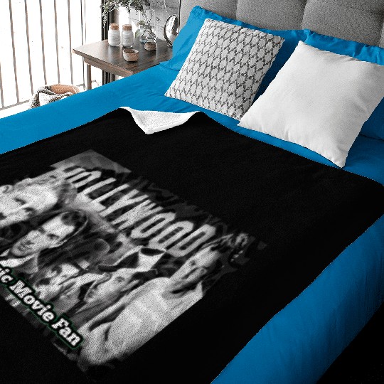 Classic Hollywood Movie Fan Baby Blankets