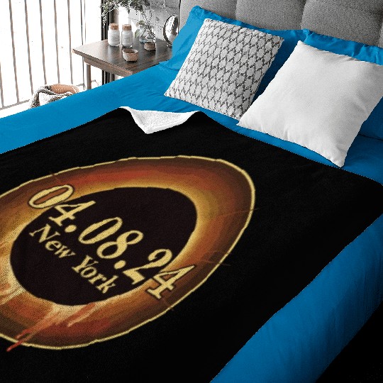 Total Solar Eclipse Path of Totality New York Baby Blankets