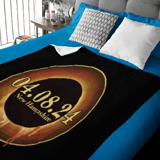Total Solar Eclipse 2024 Path of Totality New Baby Blankets