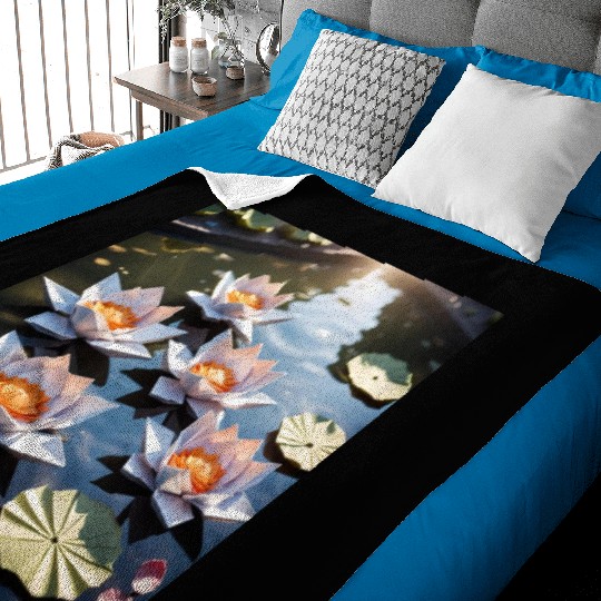 Lotus Origami Baby Blankets