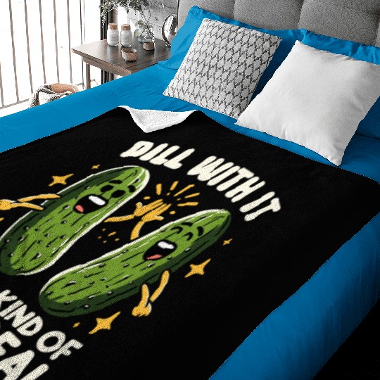 Pickle Lover Funny Pickle Dill pickle Pickled Baby Blankets