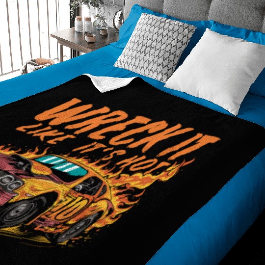 Demo Derby Demolition Derby Demolition Derby Lover Baby Blankets