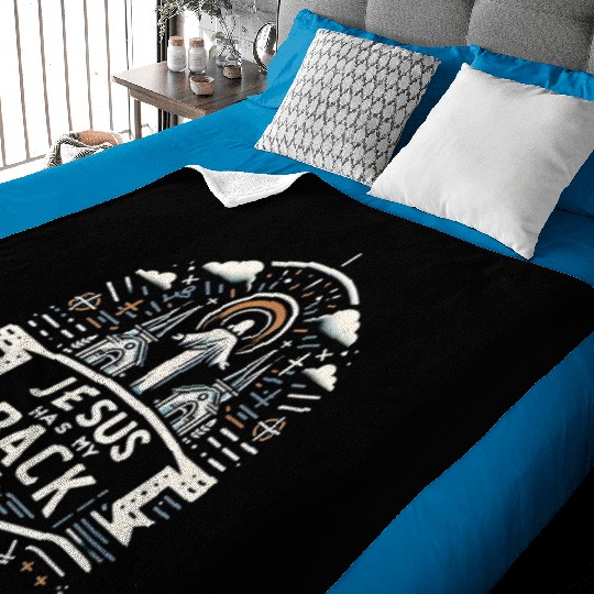 Jesus Has My Back 28 Baby Blankets