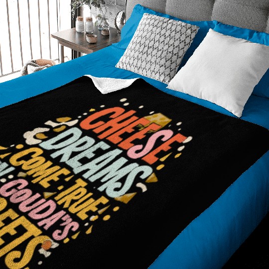 Gouda s Streets Where Cheese Dreams Come Alive Baby Blankets
