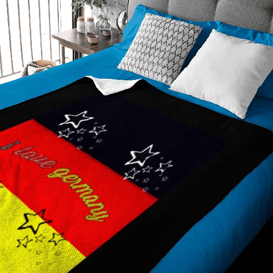 i love germany Baby Blankets