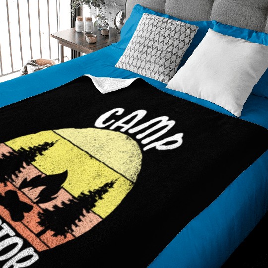 Counselor Camper Summer Camp Director Baby Blankets
