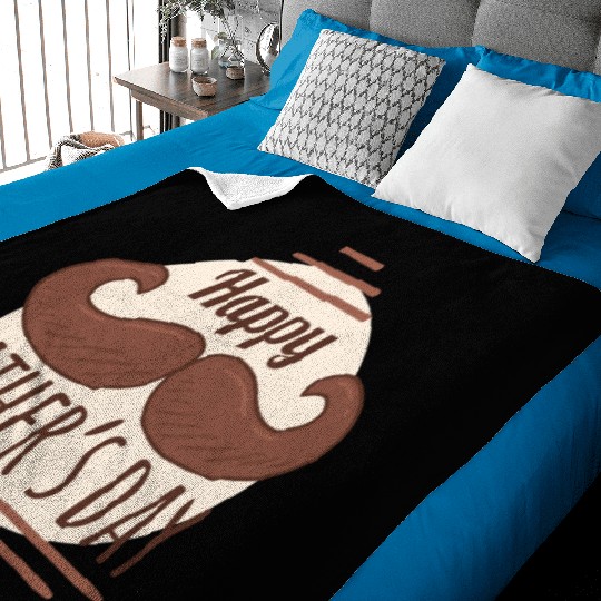 Happy Father's Day Baby Blankets