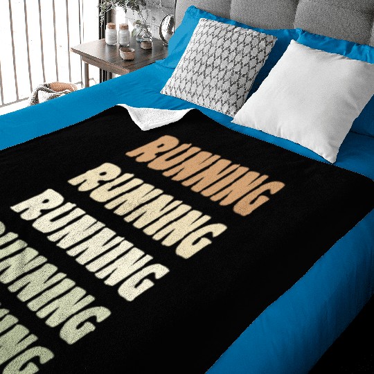 Love The Outdoors Running Conservation Men Women Baby Blankets